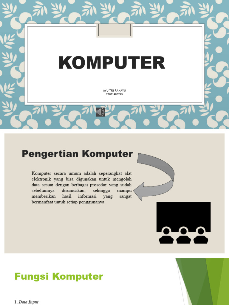 Fungsi dan Komponen Komputer | PDF | Game & Aktivitas | Teknologi ...