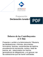 Declaracion Jurada ISR (R-2) 2022