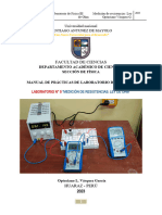 Practica de Laboratorio #05 Fisica Iii 2023 Olvg Ley de Ohm