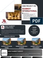 CRM Project On: Marriot International