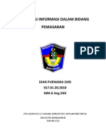 Download Makalah SIM Teknologi Informasi Dalam Bidang Pemasaran by Dian Purnama Sari Husni SN69219519 doc pdf