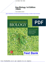 Full Download Understanding Biology 1st Edition Mason Test Bank