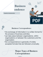 Business Correspondence