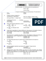 Thermodynamics & Thermochemistry