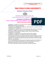 Third Year Bachelor of Pharmacy 2019 Pattern (1) Timetable