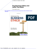 Full Download Understanding Business Ethics 3rd Edition Stanwick Test Bank