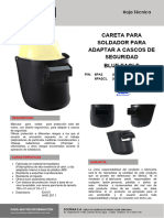 6pa2 6pa2cl Mascara de Soldar para Adaptar A Cascos de Seguridad Blue Eagle - Compressed 1