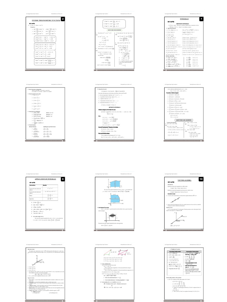 Maths eq pdf trigonometry special functions