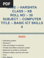 Basic Ict Skills II