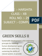 Green Skills Ii