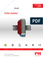 Product Manual: Pulse Isolator