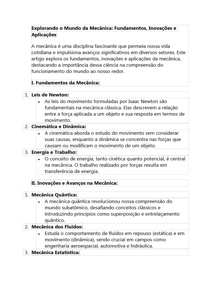 Mecanica Pdf Mecânica Clássica Mecânica