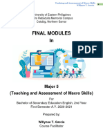 Module in Teaching Macroskills (Finals)