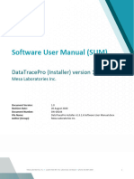DataTracePro Installer v1.3.1.6 Software User Manual