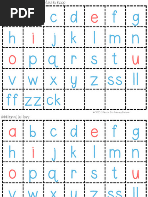 Printable Letter Tiles