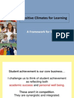 Positive Climates For Learning: A Framework For Success