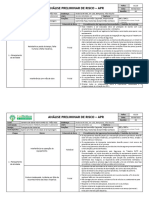 APR ANÁLISE PRELIMINAR DE RISCO Motorista de Caminhão CONSTRUNOVA