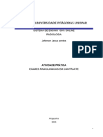 Atividade Exames Radiologicos em Contraste