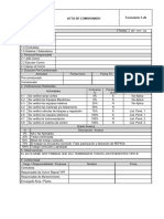 Formulario F-26 Acta de Comisionado