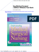Full Download Understanding Medical Surgical Nursing 4th Edition Williams Test Bank