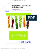 Full Download Understanding Nutrition Canadian 2nd Edition Whitney Test Bank