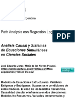 Path Analysis Con Regresión Logística - Cambio Cultural