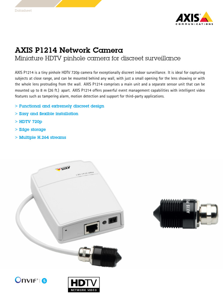 Axis manual | PDF | Camera | Camera Lens