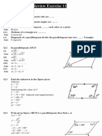 9th Math Chapter 11 Review Exercise