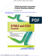 Full Download Html5 and Css3 Illustrated Complete 2nd Edition Vodnik Solutions Manual