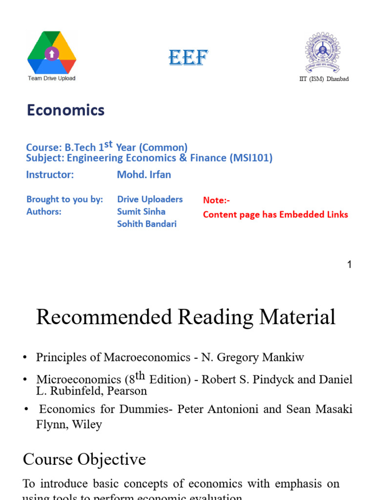 Introduction to Engineering Economics | PDF | Microeconomics ...