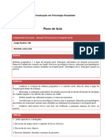 Plano de Aula Atencao Psicossocial Psicologia Hospitalar em Dezembro de 2023 2