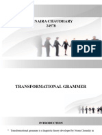 Transformational Grammer