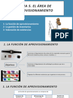 Tema 5. Area de Aprovisionamiento