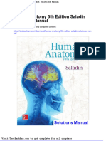 Full Download Human Anatomy 5th Edition Saladin Solutions Manual