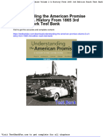 Full Download Understanding The American Promise Volume 2 A History From 1865 3rd Edition Roark Test Bank