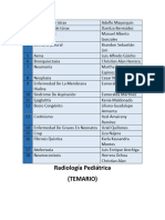 TEMARIO RADIOLOGIA PEDIATRICA Pendientes