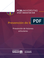 FCB Universitas - Prevenção de Lesões Articulares