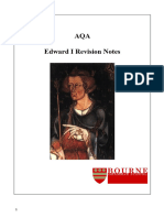 Edward I Revision Info Booklet