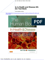 Full Download Human Body in Health and Disease 6th Edition Patton Test Bank