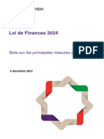 Loi de Finances Maroc 2024