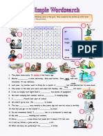 Word Search Past Simple