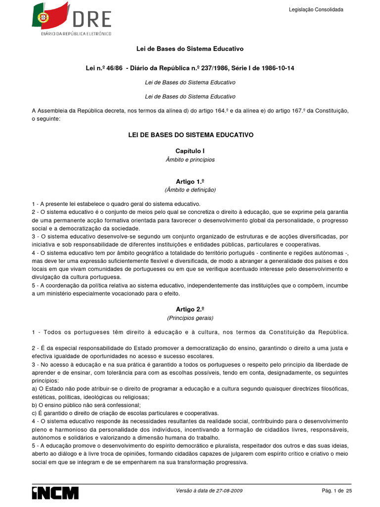 lei-de-bases-do-sistema-educativo-pdf-pr-escola-diploma-acad-mico