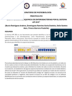 Resumen: Moraxella, Vibrio y Aeromonas. Esta Técnica Consiste en Realizar 20 Pruebas Bioquímicas en Una