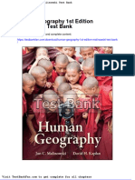 Full Download Human Geography 1st Edition Malinowski Test Bank