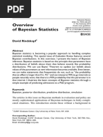 Overview of Bayesian Statistics