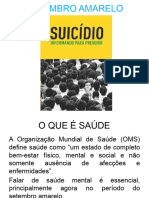 Saude Mental e Prevencçao Ao Suicidio