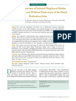 Long Term Outcome of Isolated Diaphyseal