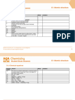 AQA GCSE Chem Combined End of Topic C1