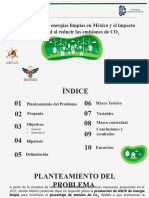 Beneficios de Las Energías Limpias en México y El Impacto Ambiental Al Reducir Las Emisiones de CO2