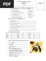 Mad Libs Parts of Speech PDF